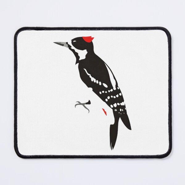 Item preview, Minimalist Woodpecker On Tree Graphic Nature Art Illustration designed and sold by Wildfeatherlab1.