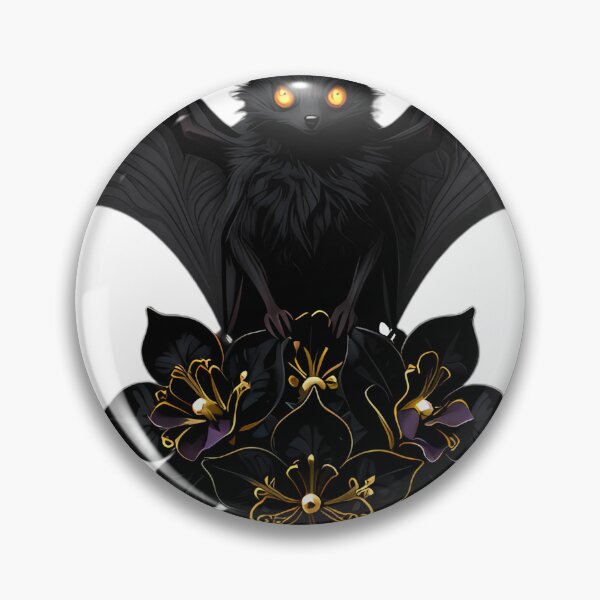 Item preview, Gothic Flying Fox Black Orchid Sanctuary designed and sold by IllumeInk.