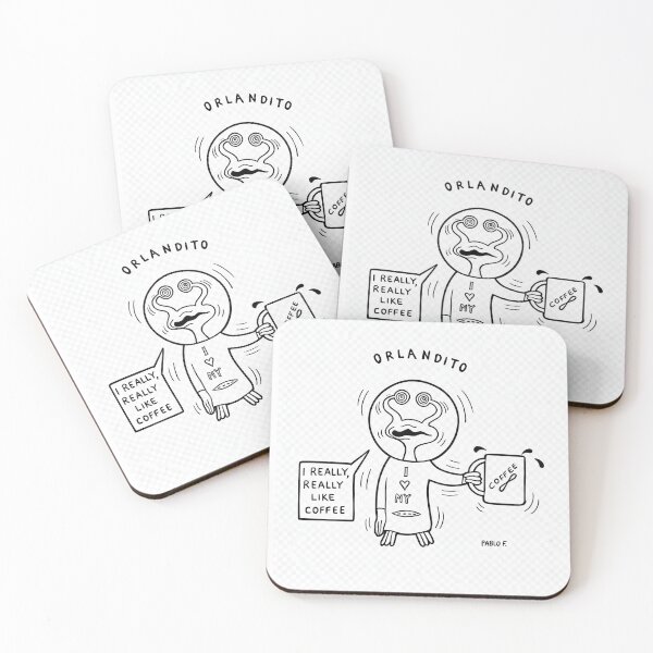 Item preview, Orlandito loves coffee designed and sold by PabloF-Arte.