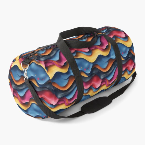 Item preview, Vibrant 3D Wavy Fluid Abstract Pattern designed and sold by NTGUILTY.
