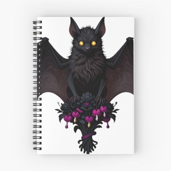 Item preview, Gothic Egyptian Fruit Bat Bleeding Heart designed and sold by IllumeInk.