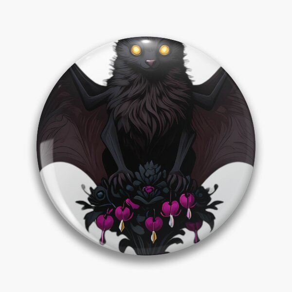 Item preview, Gothic Egyptian Fruit Bat Bleeding Heart designed and sold by IllumeInk.
