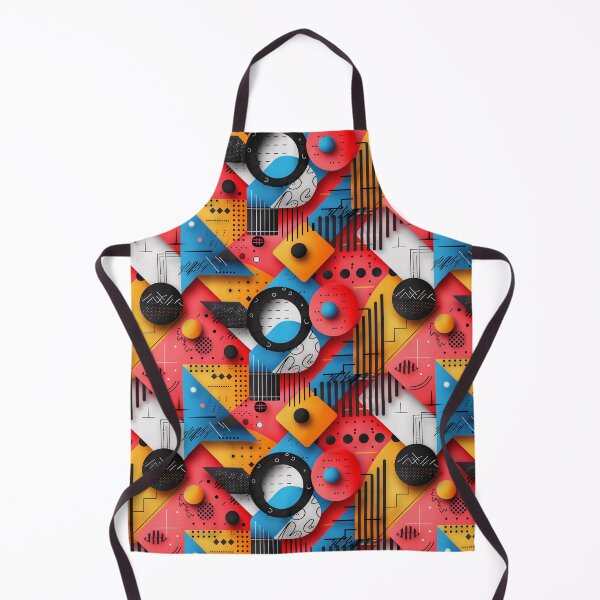 Item preview, Vibrant Retro Memphis Style Geometric Pattern designed and sold by NTGUILTY.