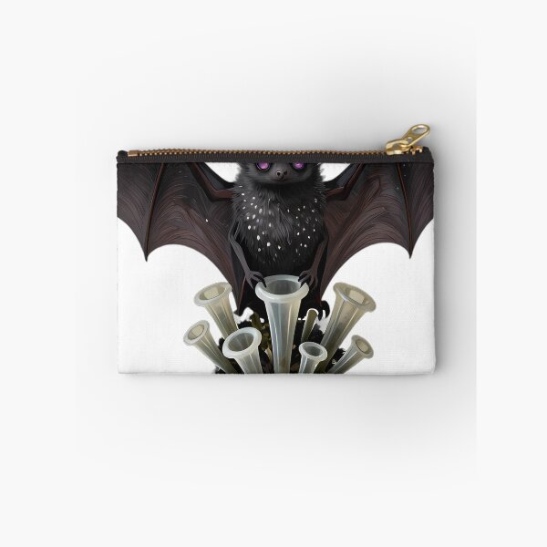 Item preview, Gothic Spotted Bat Ghost Pipe Flora designed and sold by IllumeInk.