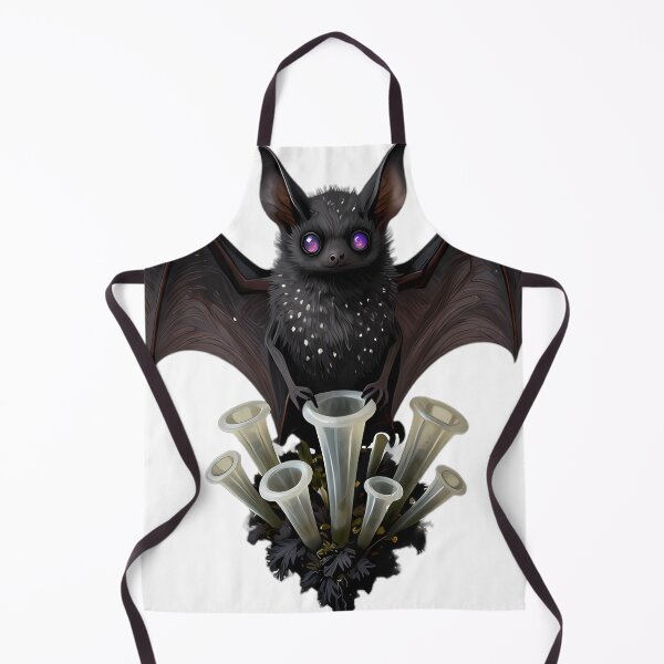 Item preview, Gothic Spotted Bat Ghost Pipe Flora designed and sold by IllumeInk.