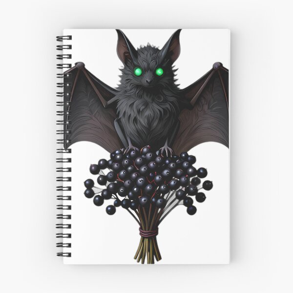 Item preview, Gothic Horseshoe Bat Poison Hemlock designed and sold by IllumeInk.