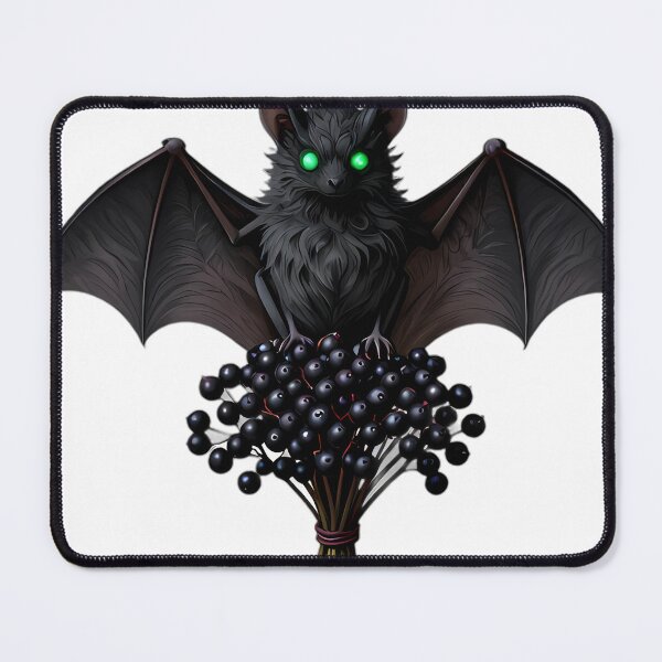 Item preview, Gothic Horseshoe Bat Poison Hemlock designed and sold by IllumeInk.