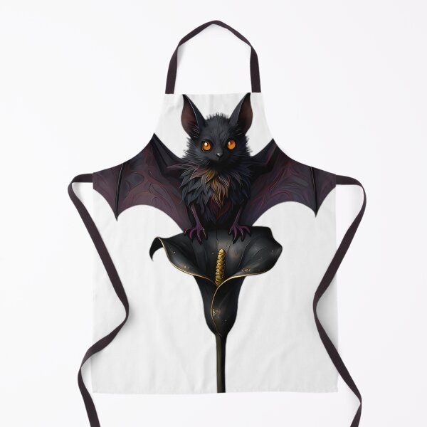 Item preview, Gothic Yellow Winged Bat Black Lily designed and sold by IllumeInk.