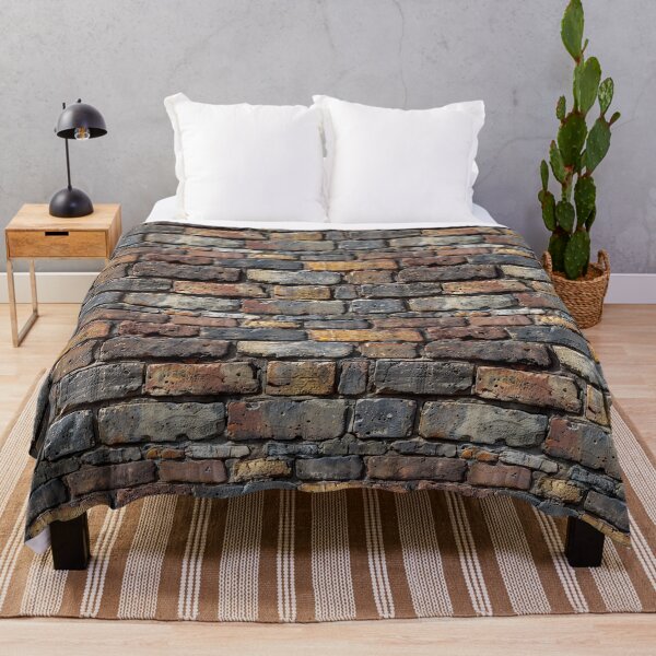 Item preview, Weathered Rustic Industrial Brick Wall Pattern designed and sold by NTGUILTY.