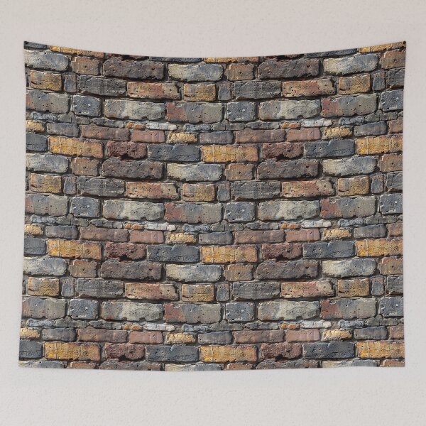 Item preview, Weathered Rustic Industrial Brick Wall Pattern designed and sold by NTGUILTY.
