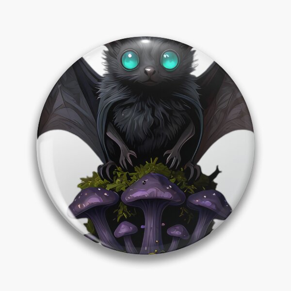 Item preview, Gothic Pipistrelle Bat Luminous Fungi designed and sold by IllumeInk.