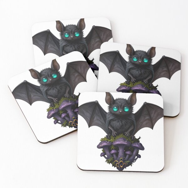 Item preview, Gothic Pipistrelle Bat Luminous Fungi designed and sold by IllumeInk.