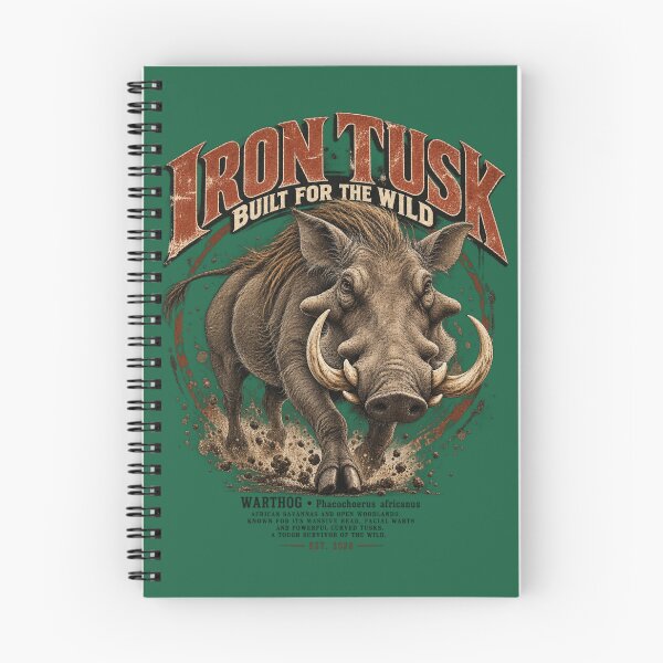 Item preview, IRON TUSK — BUILT FOR THE WILD designed and sold by KrungiT Design .