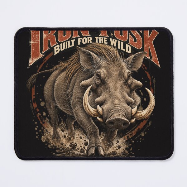 Item preview, IRON TUSK — BUILT FOR THE WILD designed and sold by KrungiT Design .