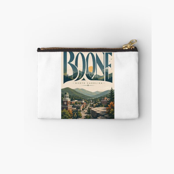 Item preview, Boone North Carolina Blue Ridge Mountains and Appalachian Downtown designed and sold by Aryabek.