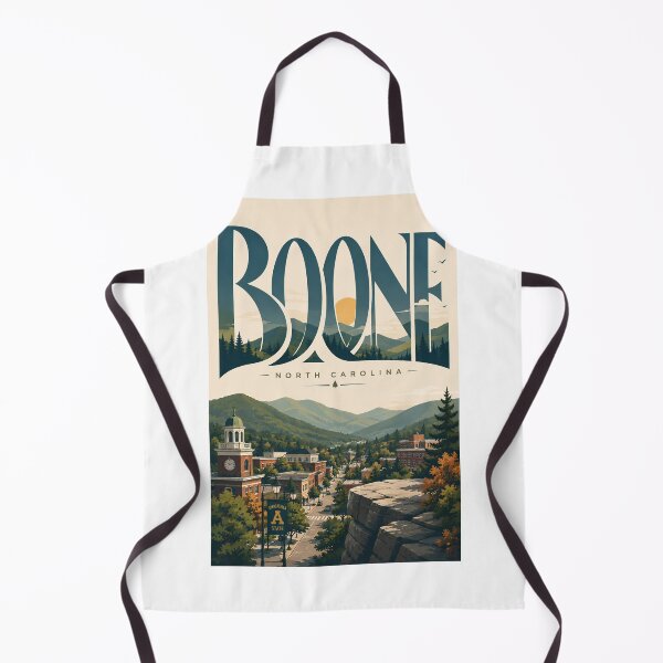 Item preview, Boone North Carolina Blue Ridge Mountains and Appalachian Downtown designed and sold by Aryabek.