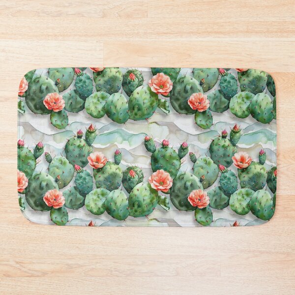 Item preview, Blooming Prickly Pear Cactus Pattern designed and sold by NTGUILTY.