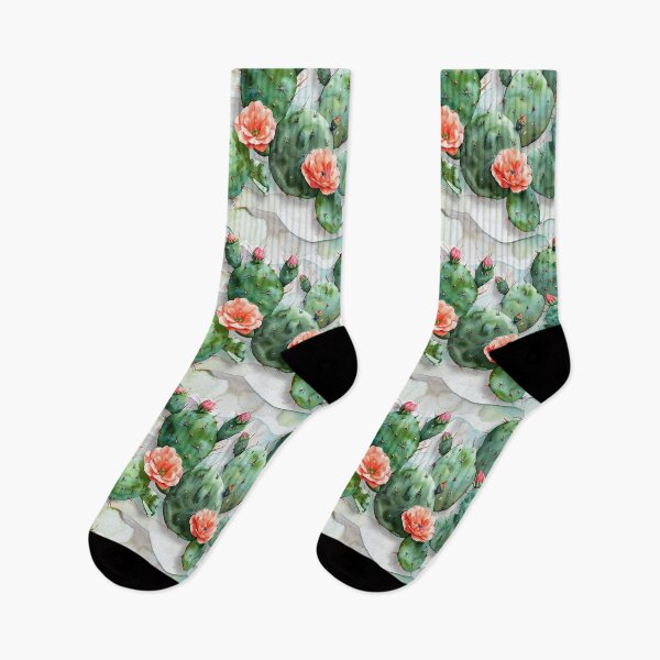 Item preview, Blooming Prickly Pear Cactus Pattern designed and sold by NTGUILTY.