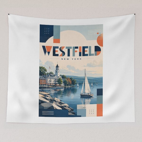 Item preview, Westfield New York Lake Erie Waterfront and Chautauqua County Harbor designed and sold by Aryabek.