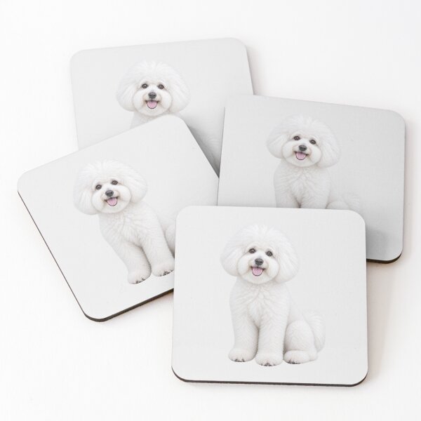 Item preview, Bichon Frise Dog White  designed and sold by BackgroundND.