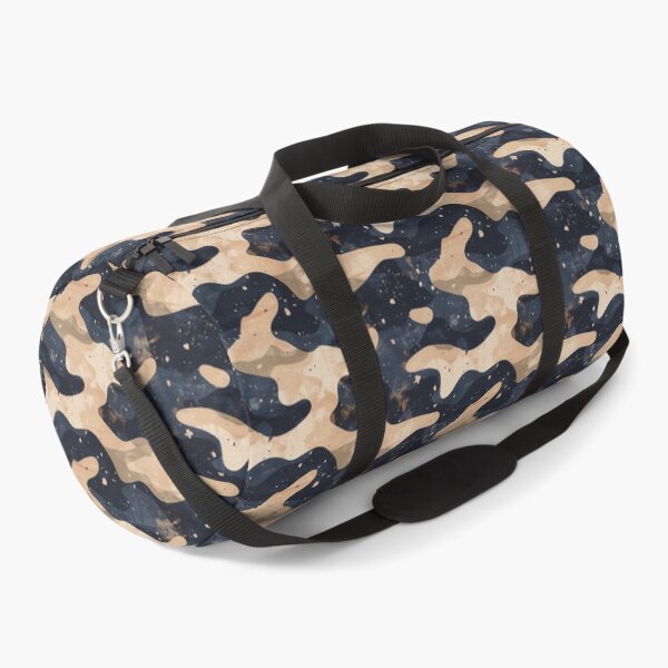 Item preview, Modern Navy and Tan Textured Camouflage Pattern designed and sold by NTGUILTY.