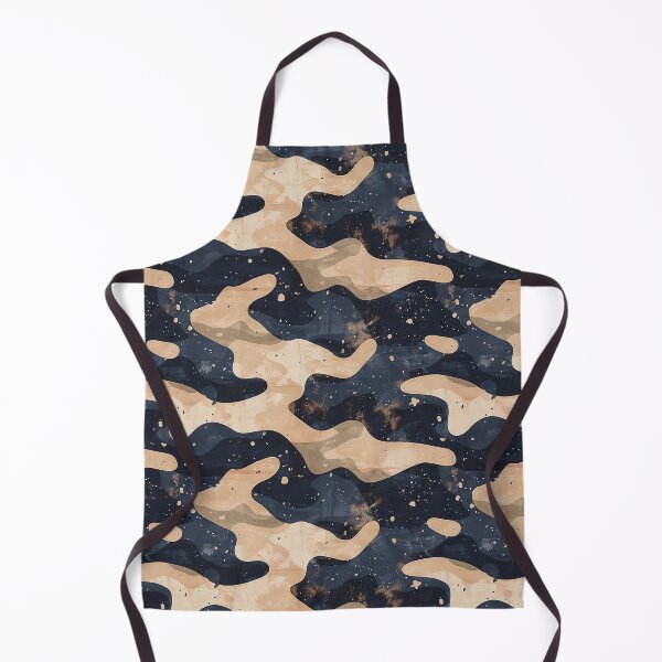 Item preview, Modern Navy and Tan Textured Camouflage Pattern designed and sold by NTGUILTY.