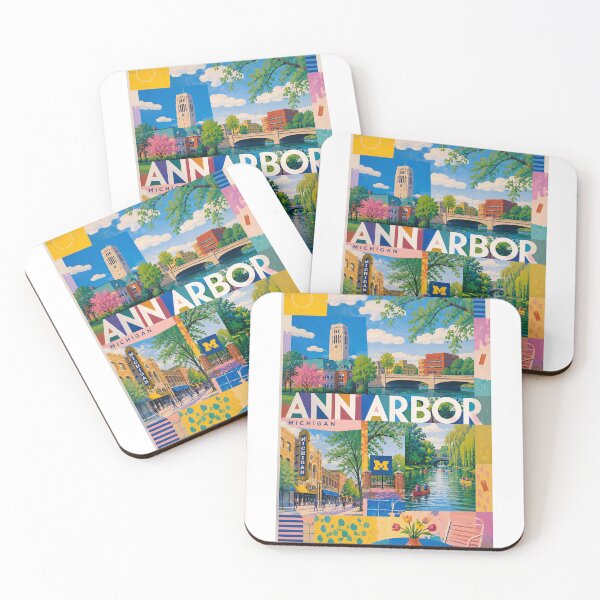 Item preview, Ann Arbor Michigan University Town Along the Huron River designed and sold by Aryabek.