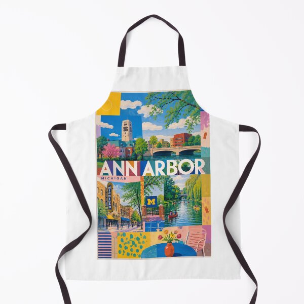 Item preview, Ann Arbor Michigan University Town Along the Huron River designed and sold by Aryabek.
