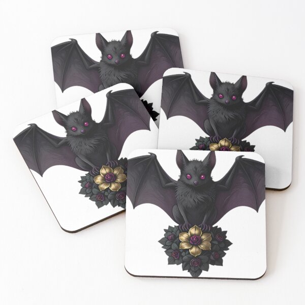 Item preview, Gothic False Vampire Bat Night Jasmine designed and sold by IllumeInk.