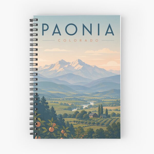 Item preview, Paonia Colorado North Fork Valley Fruit Orchards and West Elk Mountains designed and sold by Aryabek.