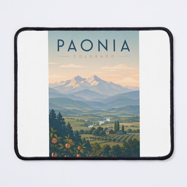 Item preview, Paonia Colorado North Fork Valley Fruit Orchards and West Elk Mountains designed and sold by Aryabek.