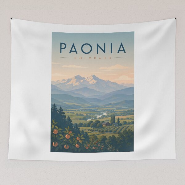 Item preview, Paonia Colorado North Fork Valley Fruit Orchards and West Elk Mountains designed and sold by Aryabek.