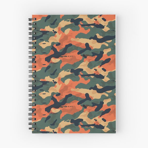 Item preview, Vibrant Orange and Green Camouflage Pattern designed and sold by NTGUILTY.