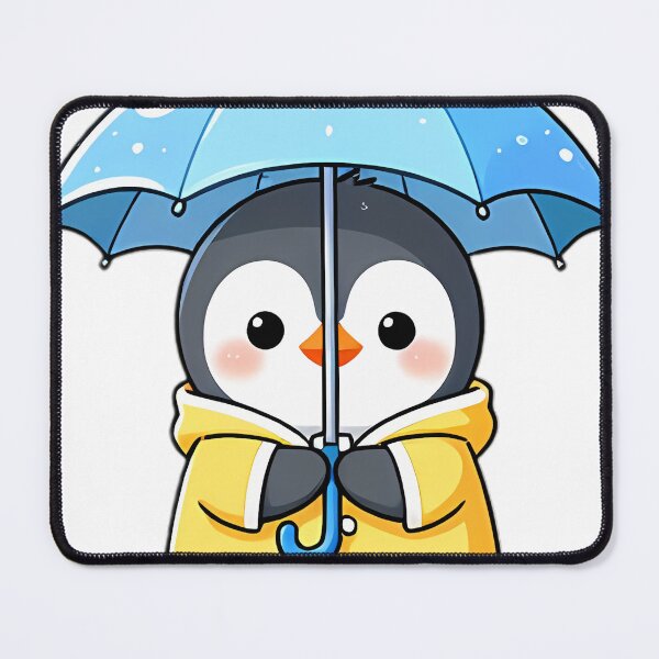 Item preview, Cute Penguin Chick in Yellow Slicker and Red Boots designed and sold by pumsquare.