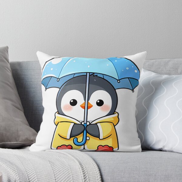 Item preview, Cute Penguin Chick in Yellow Slicker and Red Boots designed and sold by pumsquare.