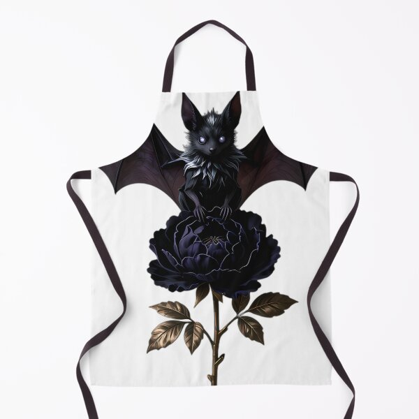 Item preview, Gothic Silver Haired Bat Black Peony designed and sold by IllumeInk.