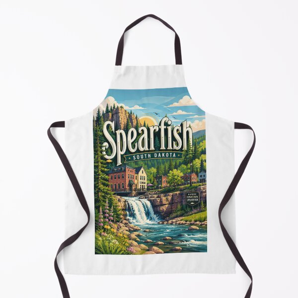 Item preview, Spearfish South Dakota Black Hills Creek and Historic Downtown designed and sold by Aryabek.