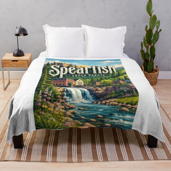 Item preview, Spearfish South Dakota Black Hills Creek and Historic Downtown designed and sold by Aryabek.