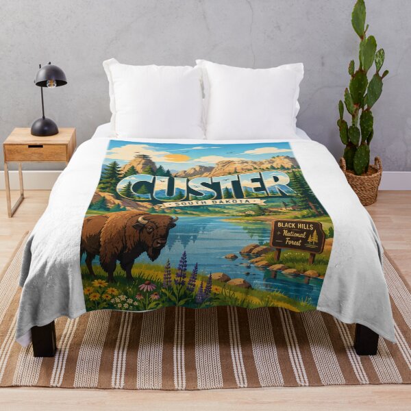 Item preview, Custer South Dakota Mount Rushmore and Black Hills National Forest designed and sold by Aryabek.