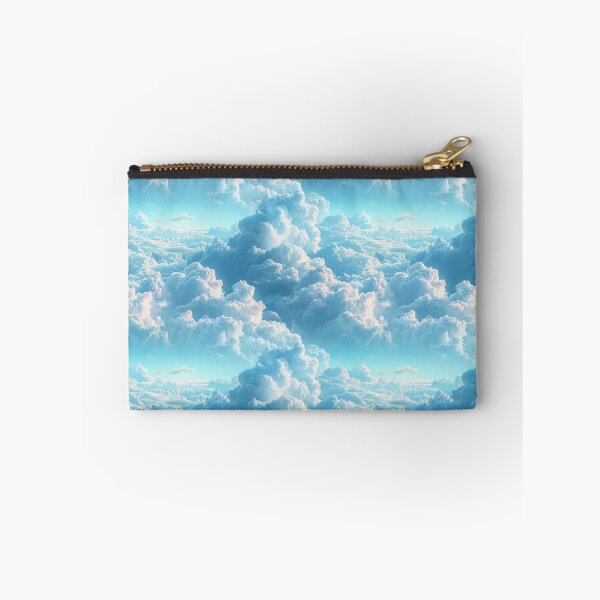 Item preview, Dreamy Fluffy Blue Sky Clouds Seamless Pattern designed and sold by NTGUILTY.
