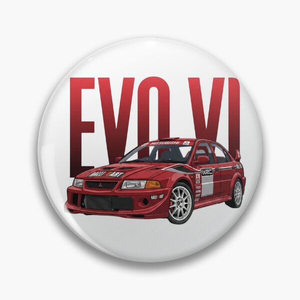 Artikelvorschau, Roter Mitsubishi Lancer Evolution VI Tommi Mäkinen WRC Rallye-Vektorgrafik entworfen und verkauft von Motorline44.