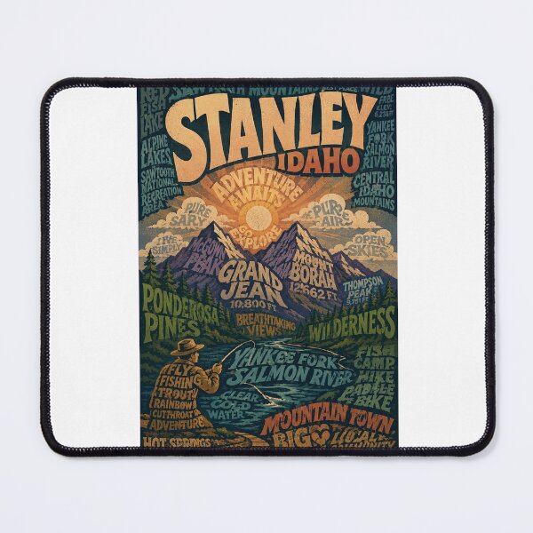 Item preview, Stanley Idaho Sawtooth Mountains and Salmon River Country designed and sold by Aryabek.