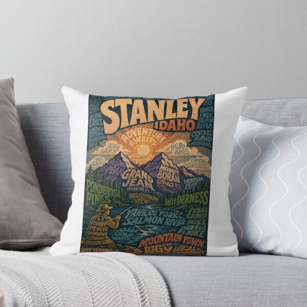 Item preview, Stanley Idaho Sawtooth Mountains and Salmon River Country designed and sold by Aryabek.