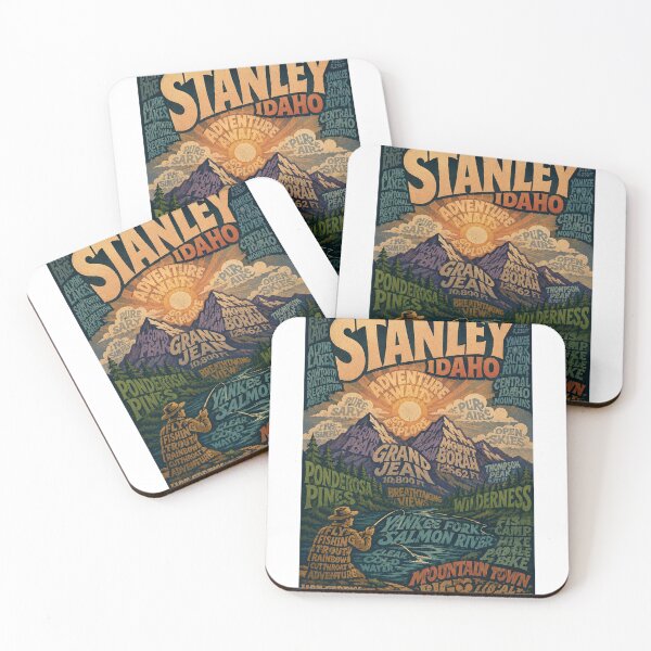 Item preview, Stanley Idaho Sawtooth Mountains and Salmon River Country designed and sold by Aryabek.