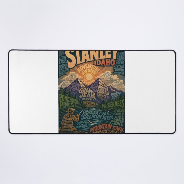 Item preview, Stanley Idaho Sawtooth Mountains and Salmon River Country designed and sold by Aryabek.