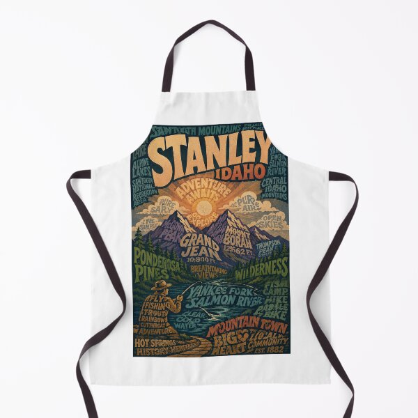 Item preview, Stanley Idaho Sawtooth Mountains and Salmon River Country designed and sold by Aryabek.