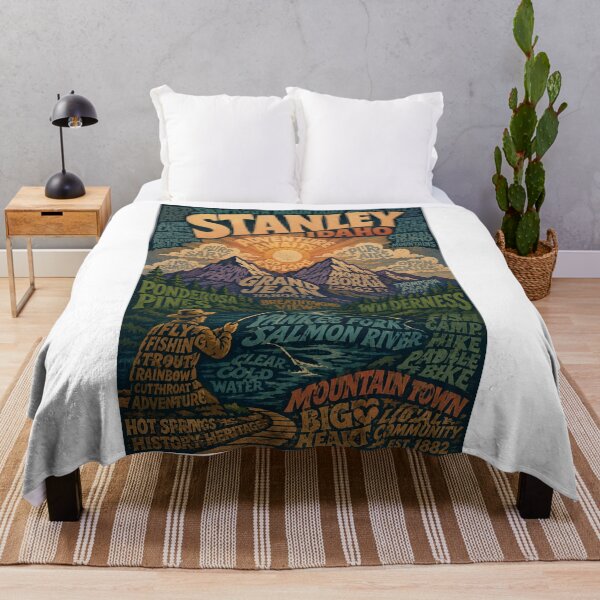 Item preview, Stanley Idaho Sawtooth Mountains and Salmon River Country designed and sold by Aryabek.