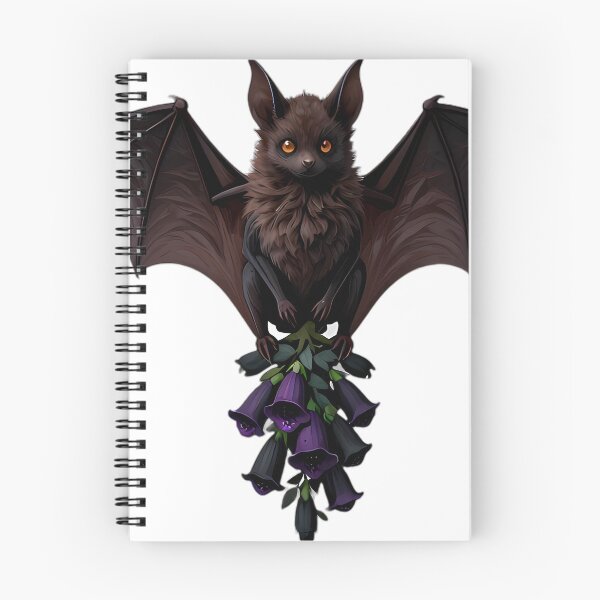 Item preview, Gothic Big Brown Bat Foxglove designed and sold by IllumeInk.