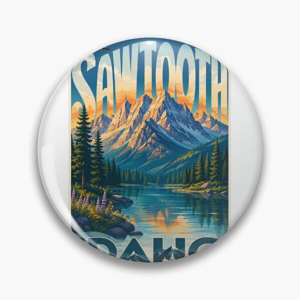 Item preview, Sawtooth Idaho Alpine Lake Beneath the Sawtooth Mountains designed and sold by Aryabek.