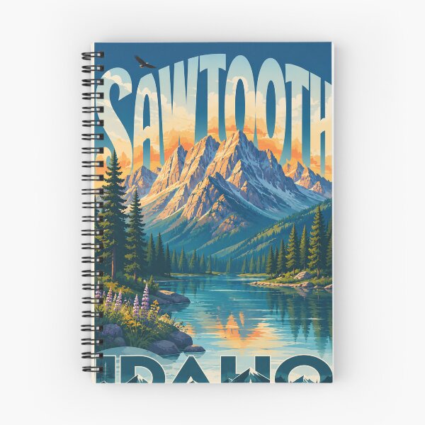 Item preview, Sawtooth Idaho Alpine Lake Beneath the Sawtooth Mountains designed and sold by Aryabek.